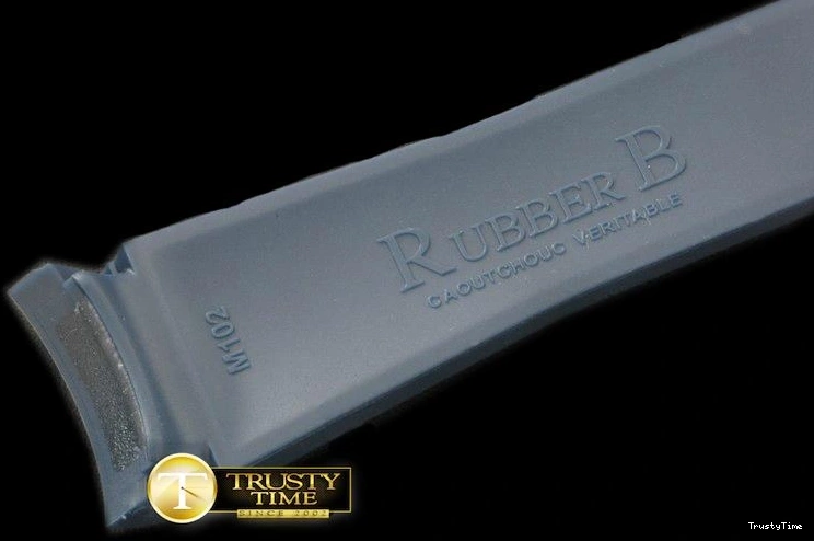 0101 ROLACC021C – Dark Blue Rubber Strap 20 18 with Insignia Clasp Compact 837